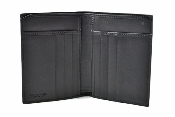 bv 19 054 4 Bottega Veneta Wallet Intrecciato Black