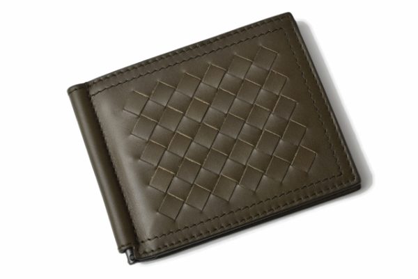 bv 19 064 2 Bottega Veneta Wallet Calf Army Green