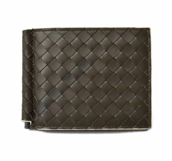 bv 19 065 1 Bottega Veneta Wallet Calf Green Off White