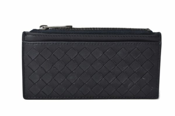 bv 19 p10 6 Bottega Veneta Card Case Intrecciato Blue