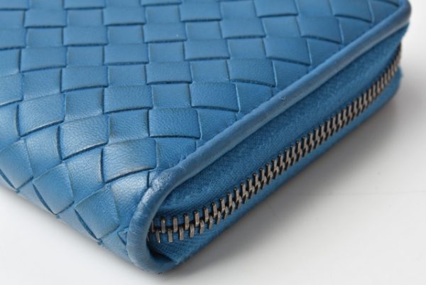 bv 20 005 10 Bottega Veneta Long Wallet Blue