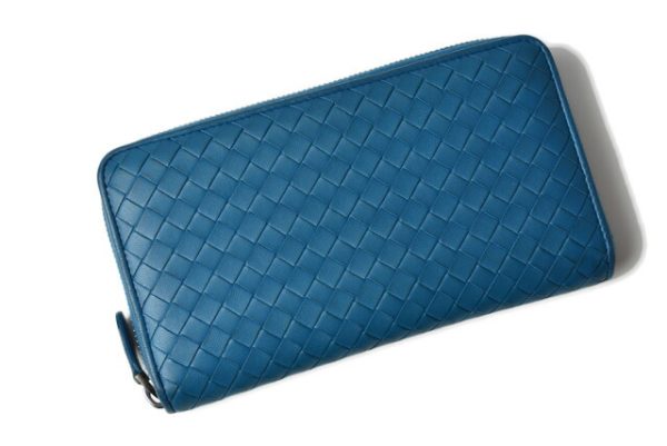 bv 20 005 2 Bottega Veneta Long Wallet Blue