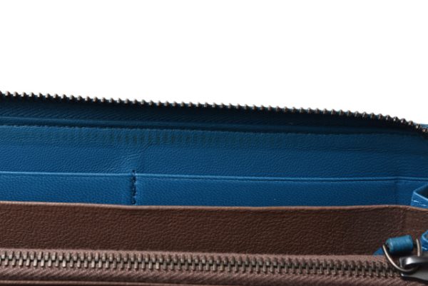 bv 20 005 8 Bottega Veneta Long Wallet Blue