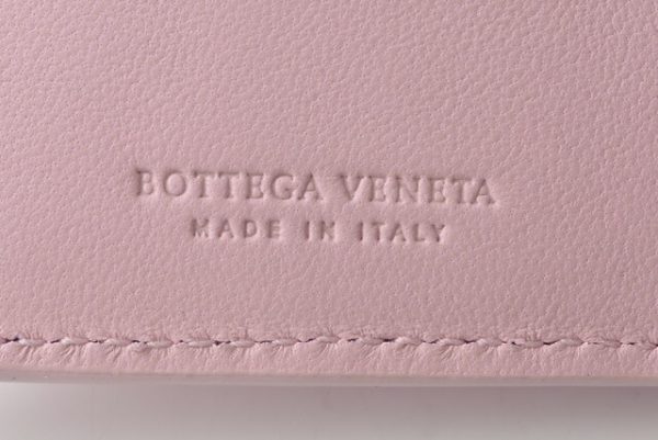 bv 20 p0520 5 Bottega Veneta Mini Wallet FIntrecciato Pink