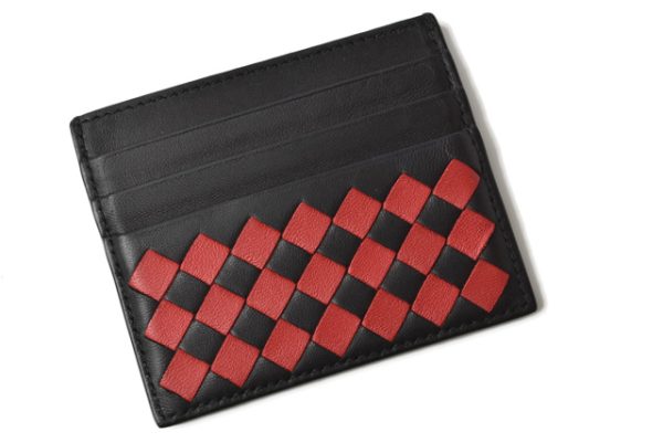 bv 200915 15 3 Bottega Veneta Card Case Intrecciato Nappa Black