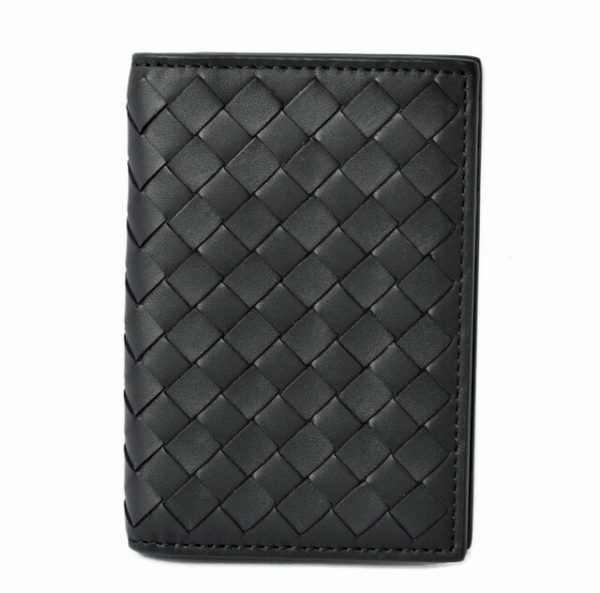 bv 201104 708 6 1 Bottega Veneta Card Case Intrecciato Black