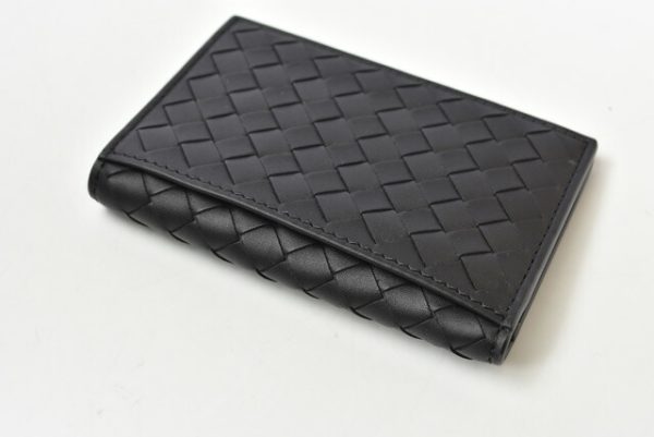 bv 201104 708 6 3 Bottega Veneta Card Case Intrecciato Black