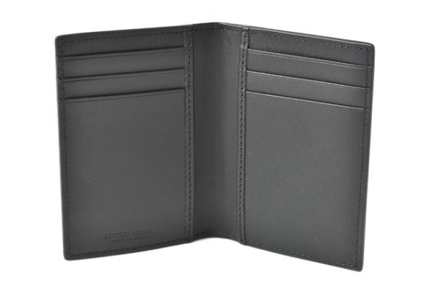 bv 201104 708 6 5 Bottega Veneta Card Case Intrecciato Black