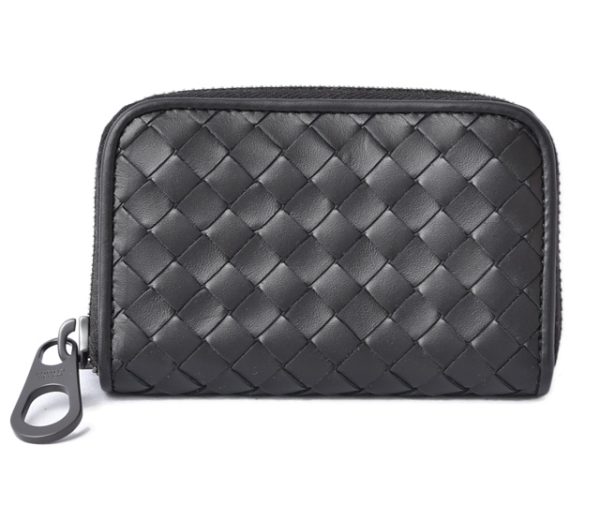 bv 201130 493 3 1 Bottega Veneta Card Case Intrecciato Black