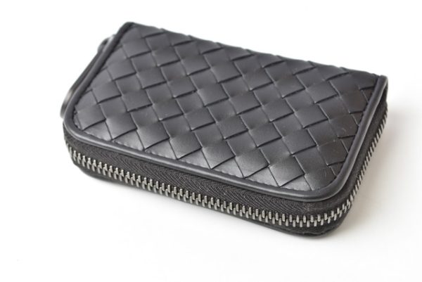 bv 201130 493 3 2 Bottega Veneta Card Case Intrecciato Black