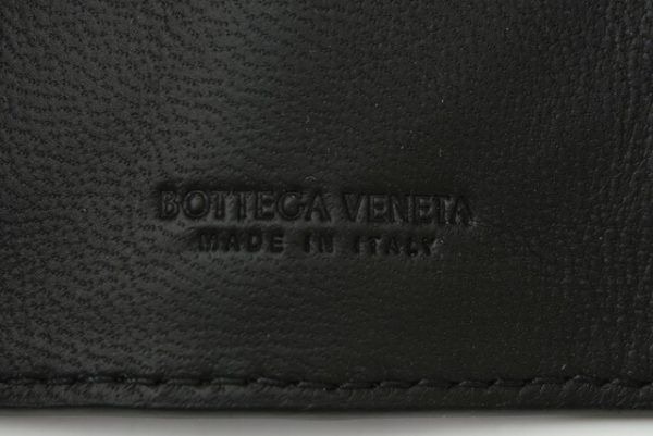 bv 201130 493 5 4 Bottega Veneta Key Case Intrecciato Nappa Black