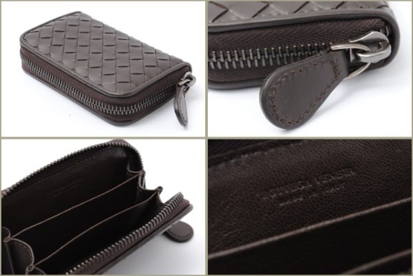 bv 421 114075 2 Bottega Veneta Coin Case Brown