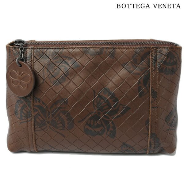 bv p28957 1 Bottega Veneta Pouch Intreccio Mirage Brown