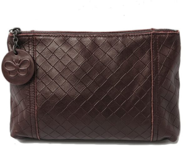 bv p56417 1 Bottega Veneta Pouch Intreccio Mirage Bordeaux