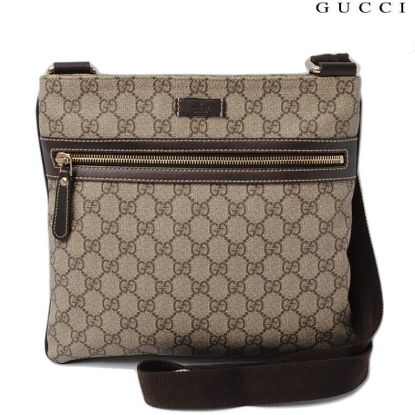 c 0108 15 1 Gucci Messenger Bag GG Plus Brown Beige