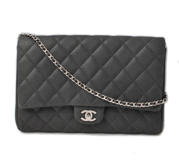 c 16 104 2 1 CHANEL Shoulder Bag Caviar Black