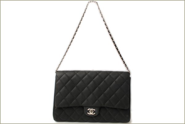 c 16 104 5 CHANEL Shoulder Bag Caviar Black