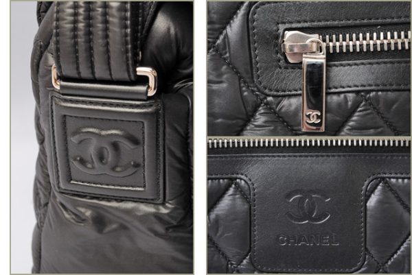 c 17 026 3 Chanel Coco Cocoon Messenger Bag Black