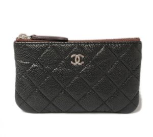 c 17 081 1 Chanel Matelasse Shoulder Bag Caviar Skin Brown