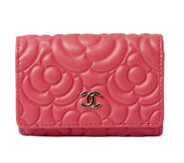 c 17 098 1 Chanel Key Case Camellia Pink