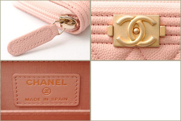 c 18 016 4 CHANEL Coin Case Boy Chanel Rose