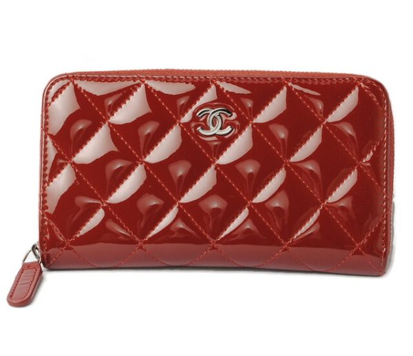 c 18 022 1 Chanel Wallet Patent Mustard