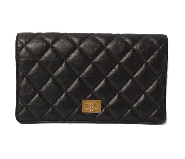 c 18 040 1 CHANEL Long Wallet Black