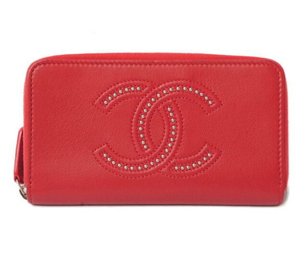 c 18 041 1 CHANEL Mini Wallet Lambskin Rouge