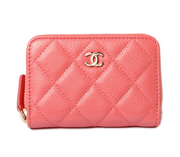 c 18 042 1 CHANEL Coin Case Caviar Rose