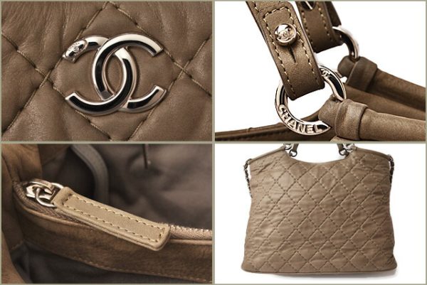 c 18 106 3 CHANEL Tote Bag Metallic Brown