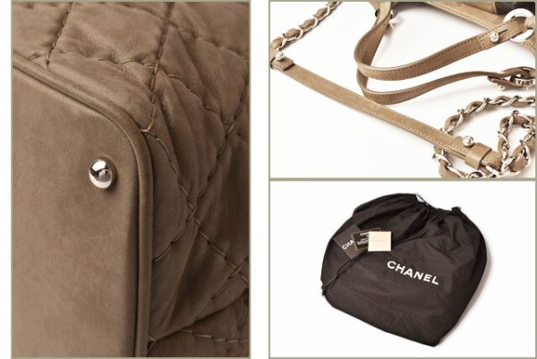 c 18 106 5 CHANEL Tote Bag Metallic Brown