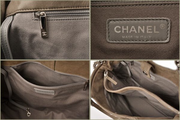 c 18 106 9 CHANEL Tote Bag Metallic Brown