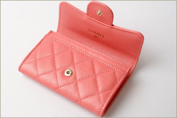 c 18 m3 4 Chanel Coin Case Caviar Skin Pink