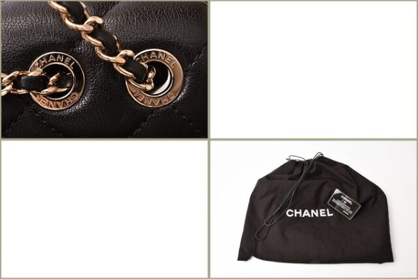 c 19 014 14 CHANEL Shoulder Bag Matelasse Black