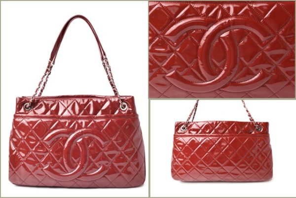 c 19 030 3 Chanel Tote Bag Rouge Red