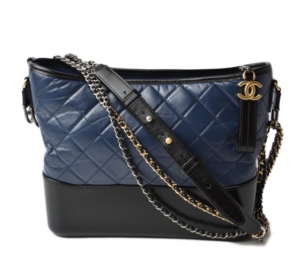 c 19 092 1 CHANEL Gabrielle Shoulder Bag Blue