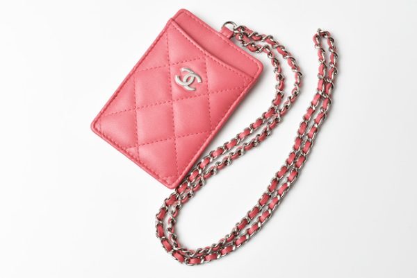 c 19 100 2 CHANEL Pass Case Lambskin Rose