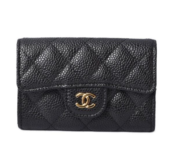 c 19 102 1 Chanel iPhone Case Caviar Skin Black