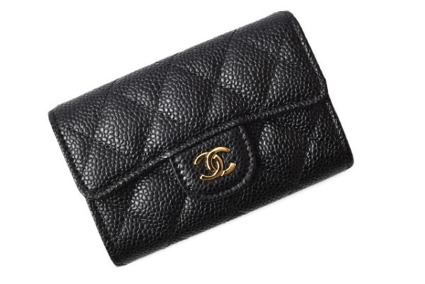 c 19 102 2 Chanel iPhone Case Caviar Skin Black