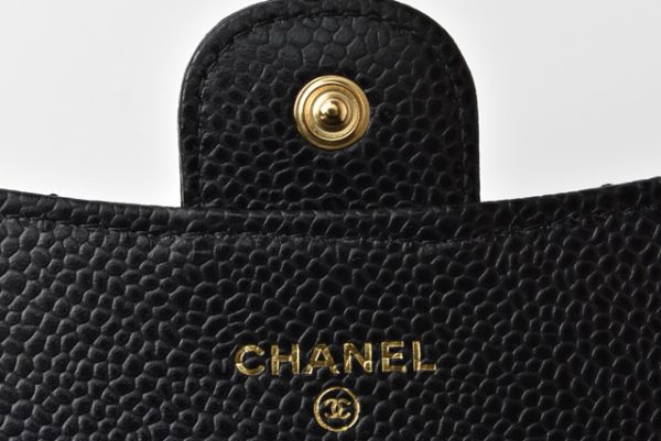 c 19 102 6 CHANEL Coin Case Caviar Black