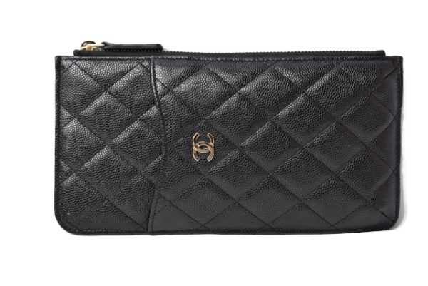 c 19 p1 1 Chanel 2 Way Bag Lambskin Black