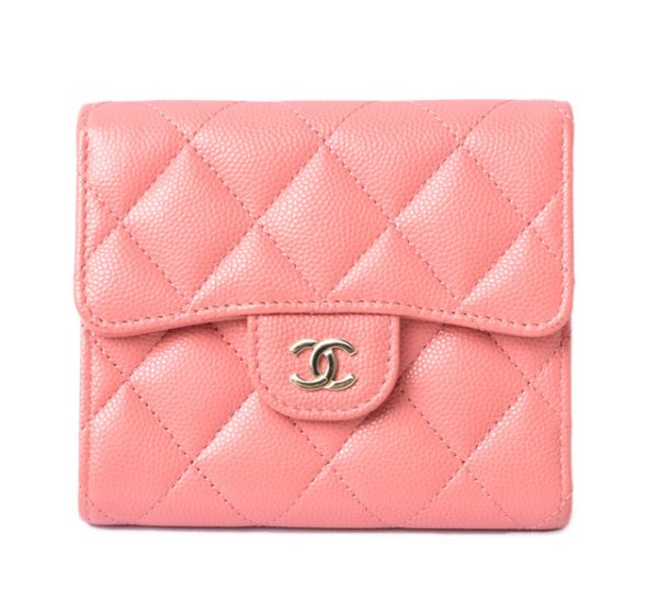 c 201011 01 1 CHANEL 3 FWallet Caviar Rose