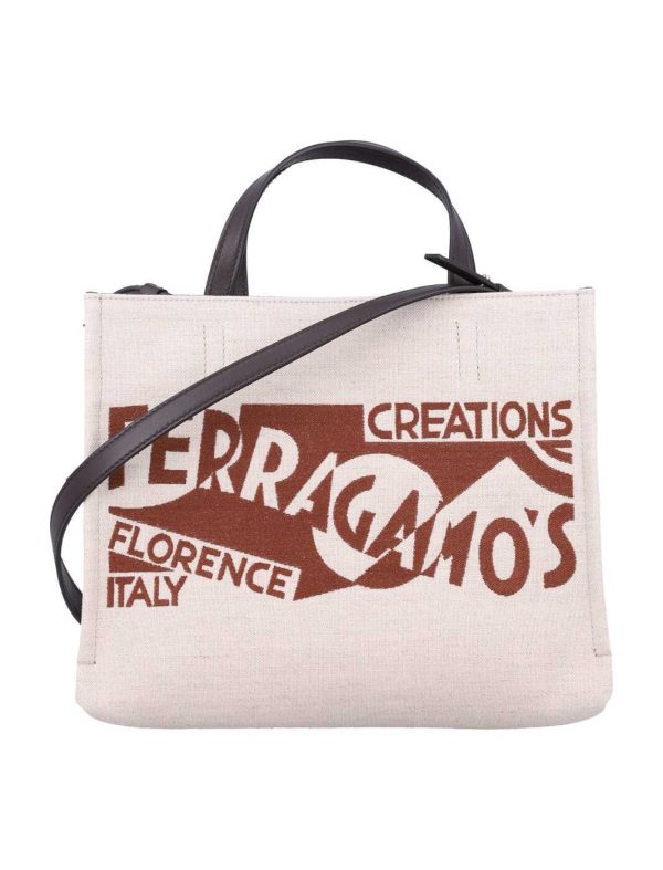 c09a4d5042fed88 ia 1 Ferragamo Naturale Tote Bag