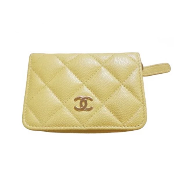 Screenshot CHANEL Matelasse Case Caviar Wallet Card Holder CocoMark Black