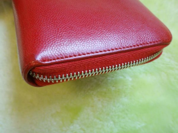 c1001939 6 CHANEL Wallet Long Wallet Round Wallet Coin Red