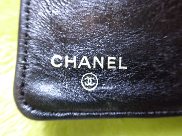 c16 3145 4 CHANEL Wallet Zip Long Wallet Blue Coin Purse