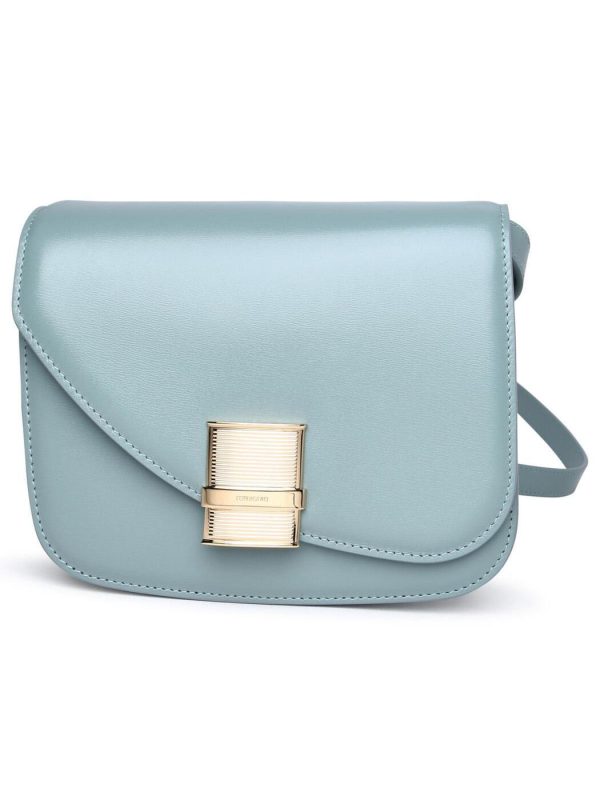 c90216095c02eca ba 1 Ferragamo Pouch Bag Blue