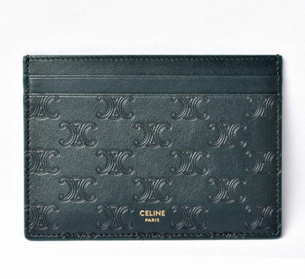 ce 20 004 1 Celine Card Case Mini Wallet Multifunction Card Holder Triomphe Amazone