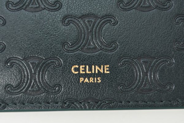 ce 20 004 3 Celine Card Case Mini Wallet Multifunction Card Holder Triomphe Amazone