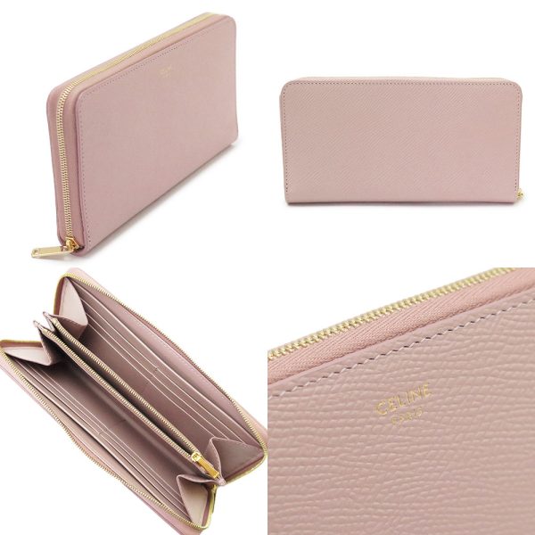 ce10b553bel 10 Celine Large Zipped Wallet Leather